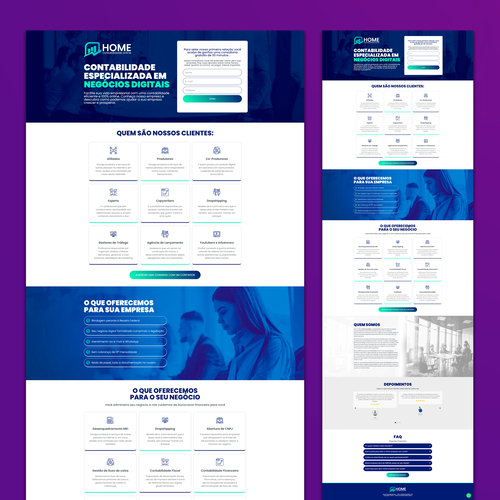 LP-Contabilidade template pagina de captura elementor
