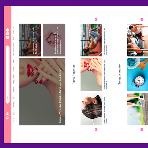 Template de Blog com Elementor Free