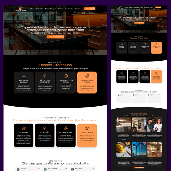 Template de site institucional elementor free