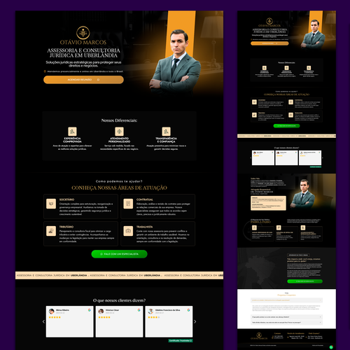 template advogado wordpress elementor