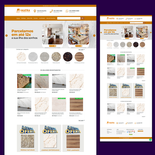 Template Loja Catálogo de Produtos