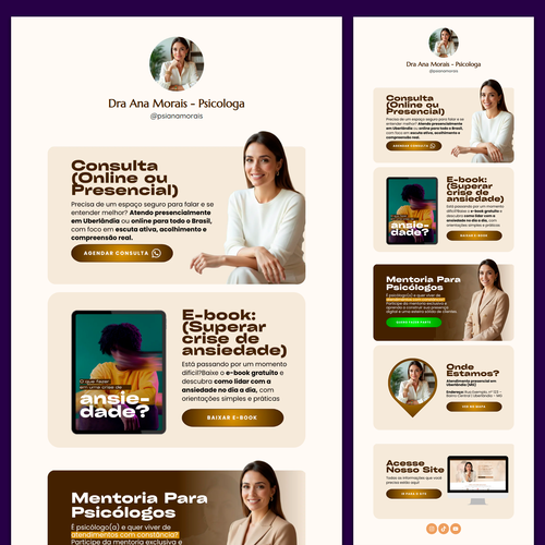 template link na bio/linktree